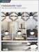 Matte Black Flush Mount Ceiling Fan With Controller