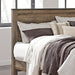 Trinell Rustic Panel Headboard, King/California, Warm Brown