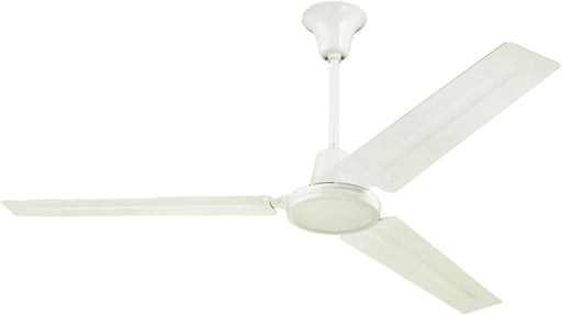 7840900 Industrial 56-Inch Three-Blade Ceiling Fan with J-Hook Installation System, White, Wall Control