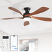 Smart Ceiling Fan With Dimmable Integrated Lighting