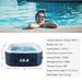 CO-Z Portable Square 120Air Jet Inflatable Hot Tub Spa 4 Person W Cover and Pump