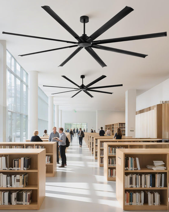 Large Commercial Industrial Ceiling Fan With Remote
