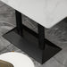 White Sintered Stone Rectangular Dining Table Base