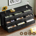 9-Drawer Dresser For Bedroom Modern Wooden Anti-Tipping