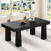 Tribesigns 63 Inch Dining Table for 4-6 People, Modern Rectangular Kitchen Table with Heavy Duty Tapered Legs, Farmhouse Dinner Tables for Home Commercial, Easy Assembly