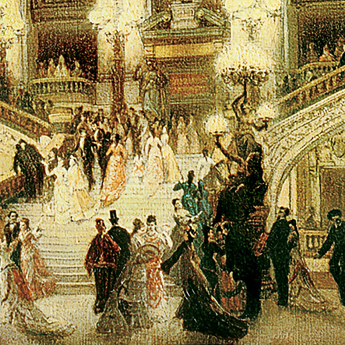 Le Couloir De L'Opera Canvas Replica Painting: Medium