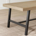 71" Heavy Duty Kitchen Table, Modern Wood Dining Table, Natural