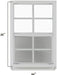 2 Pack Shed Window 14" X 21" White J-Channel Playhouse Window White Flush, Chicken Coop Window, Shed Window