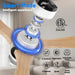 52 Inch Wood Smart Ceiling Fans with Lights Remote,Voice Control via WIFI Alexa App,Quiet DC Motor,Outdoor Indoor Ceiling Fan,Dimmable,Modern Light Wood Lighting & Fan for Bedroom Patio Porch