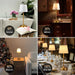 Cordless Table Lamp 4000mAh Stepless Dimmable Gold