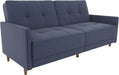 Modern Navy Futon Sofa Bed