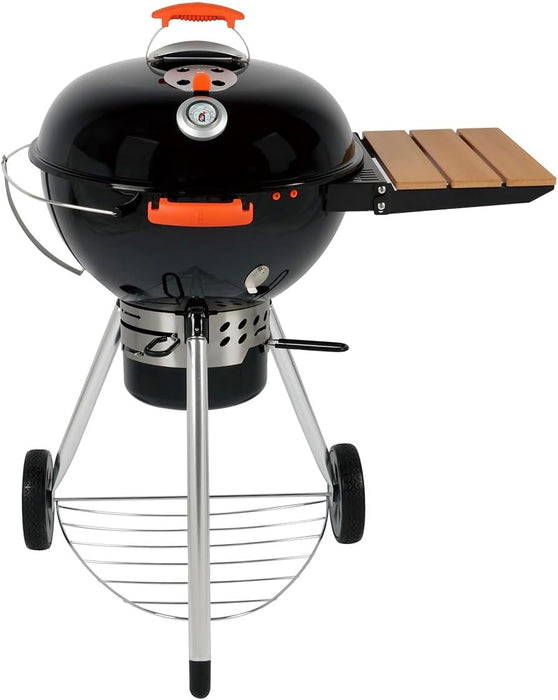 Charcoal Kettle BBQ Grill with Side Table (Rodeo ST-57), 22" – Charcoal Barbecue Grill - Outdoor Smokers and Grills – BBQ with Smoker