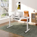 FLEXISPOT EN2 48"X30" Whole-Piece Standing Desk with Power Strip, White