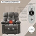 Massaging Recliner Chair with Heat