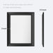 Black Bathroom Mirror 24X32Inches Rectangular Frame
