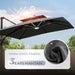 10' X 13 'Patio Umbrella with LED Light Outdoor Cantilever Umbrellas