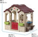 Charming Cottage Kids Playhouse, Indoor and Outdoor Clubhouse Playset, Interactive Sounds, Toddlers 2+ Years Old, Easy to Assemble