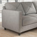 Light Gray U-Shaped Sectional Sofa with Chaise