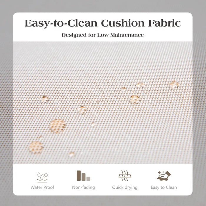 5 - Person HDPE Outdoor Seating Group with Cushions