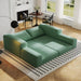Green Modular Sectional Sofa With Configurable Sections