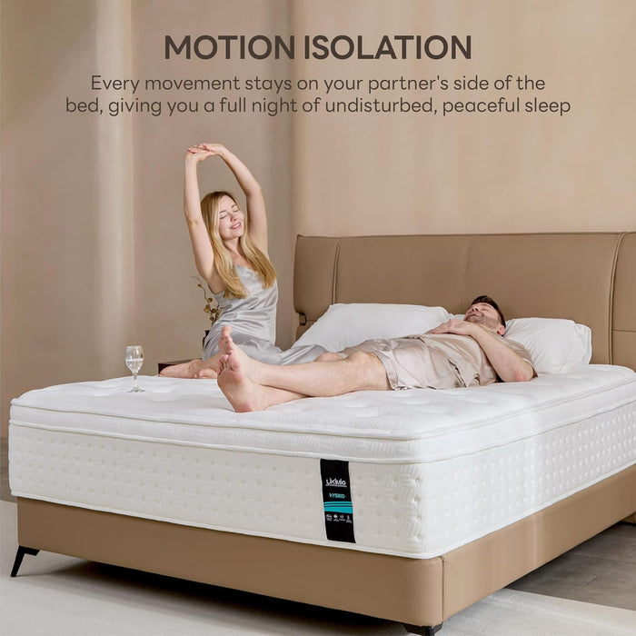 10-Inch Full Hybrid Mattress Gel-Infused Memory Foam