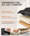 Executive Office Chair, Mid-Back Ergonomic Desk Chair with Flip-Up Arms