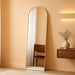 59"X16" Arched Full Length Mirror, Full Body Mirror with Aluminum Alloy Thin Frame, Leaning or Standing, Suitable for Bedroom, Livingroom, Cloakroom, Gold