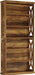 Rustic Brown Six Tier Freestanding Bookshelf Office
