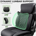 Office Chair, Ergonomic Executive Desk Chair with Lumbar Support for Lower Back Pain Relief, Padded Flip-Up Armrests, Leather Home Office Chair, Black