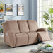 Recliner Sofa Slipcover, 3 Pieces Polyester Fabric Stretch Sofa Covers for 3 Seat Reclining Couch, Soft Washable Furniture Protector with Pockets (3 Seat, Khaki)