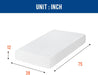Twin Mattress 12 Inch Gel Memory Foam Mattress Medium Firm Mattresses for Cool Sleep Relieving Pressure Relief Certipur-Us Certified Mattress in a Box