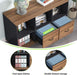 FortyThreeInch Lateral Filing Cabinet With Locking Wheels