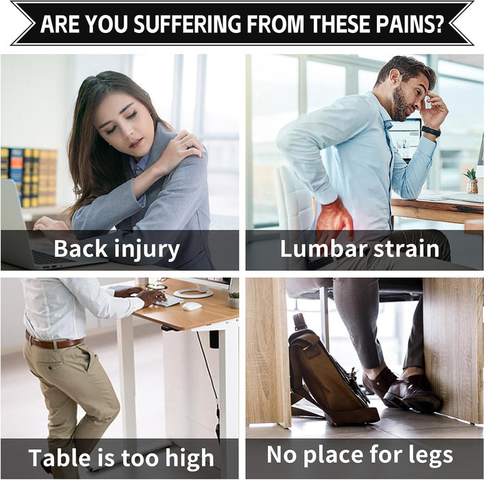 Ergonomic Drafting Chair,Standing Computer Desk Chair,Foot Ring,Lumbar Support,Swivel Task Chair - White