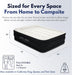 Luxury Full Size Plush Pillow Top Air Mattress with Built-In High-Speed Pump for Home, Camping & Guests 20" Inflatable Double High Blow up Airbed, Durable, Waterproof