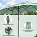 15Ft Large Patio Umbrella, Outdoor Double-Sided Pool Umbrellas