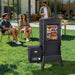 Vertical Pellet Smoker Grill with Digital Temperature Control, 4-Rack Electric BBQ Smoker with Meat Probe & Cover, 616 Sq.In Outdoor Pellet Grill for Smoking Brisket, Ribs, Chicken & Sausage