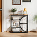 Entryway Table, Narrow Console Table, Industrial Sofa Table with 5 Tier Storage Shelves, Entrance Table for Hallway, behind the Couch, Living Room, Foyer