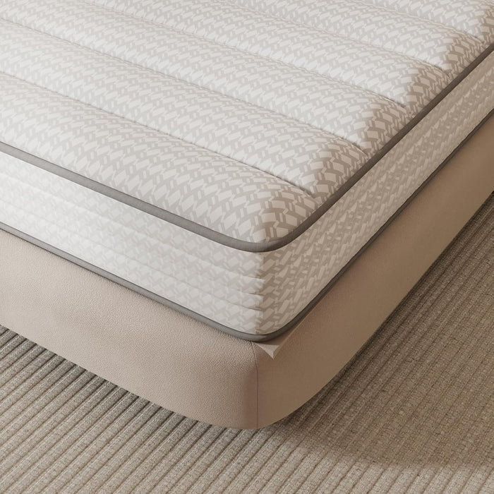 Twin Mattress, 6 Inch Twin Size Mattresses in a Box with Smarts™ Coil for Pressure Relief, Medium Plush Foam and Spring Hybrid Colchones with Certipur-Us Certified