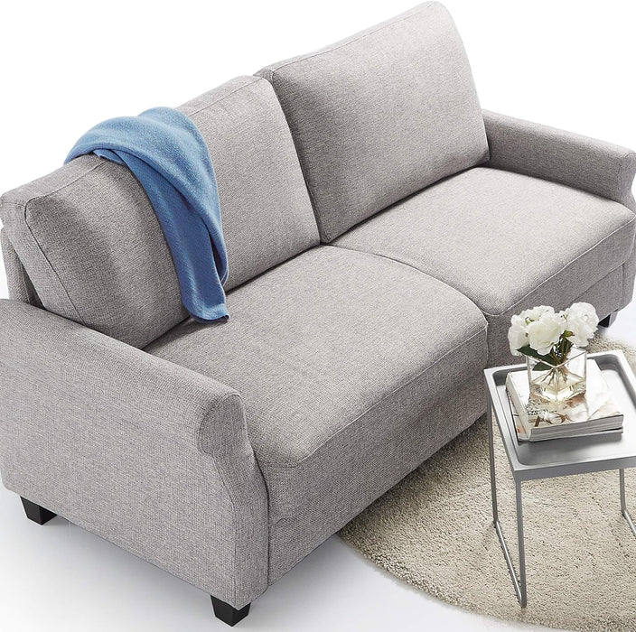 Soft Gray Sofa - Easy Assembly