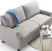 Soft Gray Sofa - Easy Assembly