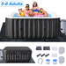 NAIZEA 6 Person Inflatable Hot Tub 130Air Jet Large with Hot Tub , 73"X73"X25"