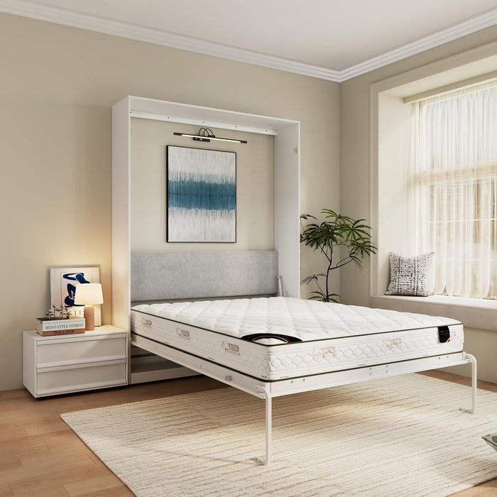 Queen Murphy Bed 85 Inch Wall BedFrameWithHydraulic