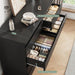 Modern 8 Drawer Dresser, Black