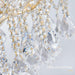 Gold Large Crystal Chandelier-24-Light Chandelier Light Fixture Modern Maria Theresa Crystal Chandeliers Light for Foyer, Entryway, Staircase,High Ceiling,Living Dining Room