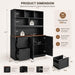 72-Inch Tall Bookshelf With Integrated Power Outlet