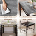 Dining Table Set for 4, Grey