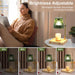 50W Candle Warmer Lamp with Timer & Dimmer - Electric Wax Melt Warmer, Adjustable Height, Wood Base, 2 Bulbs, Gift Packaging for Christmas, Birthday, Home Decor, Mother'S Day, Bedroom(Green)