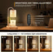 Candle Warmer Lamp with 3 Bulbs, Adjustable Height Dimmable Candle Warmer with Timer, Compatible with Large Jar Candles, Candle Lamp with Charming Gift Box Ribbon for Her/Him(2 Pack)