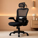 Office Chair Ergonomic Desk Chair, 330 LBS Home Mesh Office Desk Chairs with Wheels, Comfortable Gaming Chair, High Back Office Chair for Long Hours (Black)