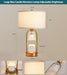 Table Lamp Candle Warmer Lamp with Timer & Dimmer,Antique Brass Gold Wax Melt Warmer,Modern Farmhouse Bedside Lamp for Bedroom Living Room Home Decor Mother’S Day Gifts for Women Bulbs Included